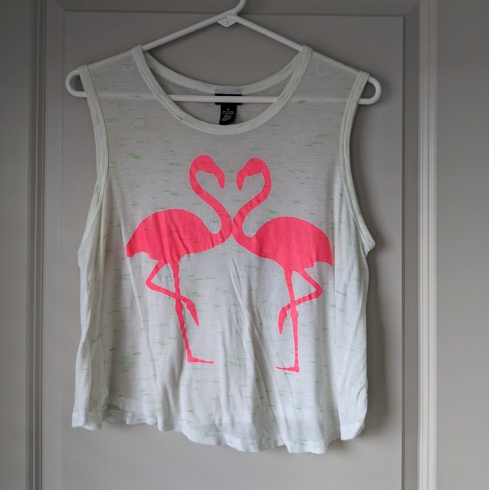 Rue 21 Flamingo Tank Top
